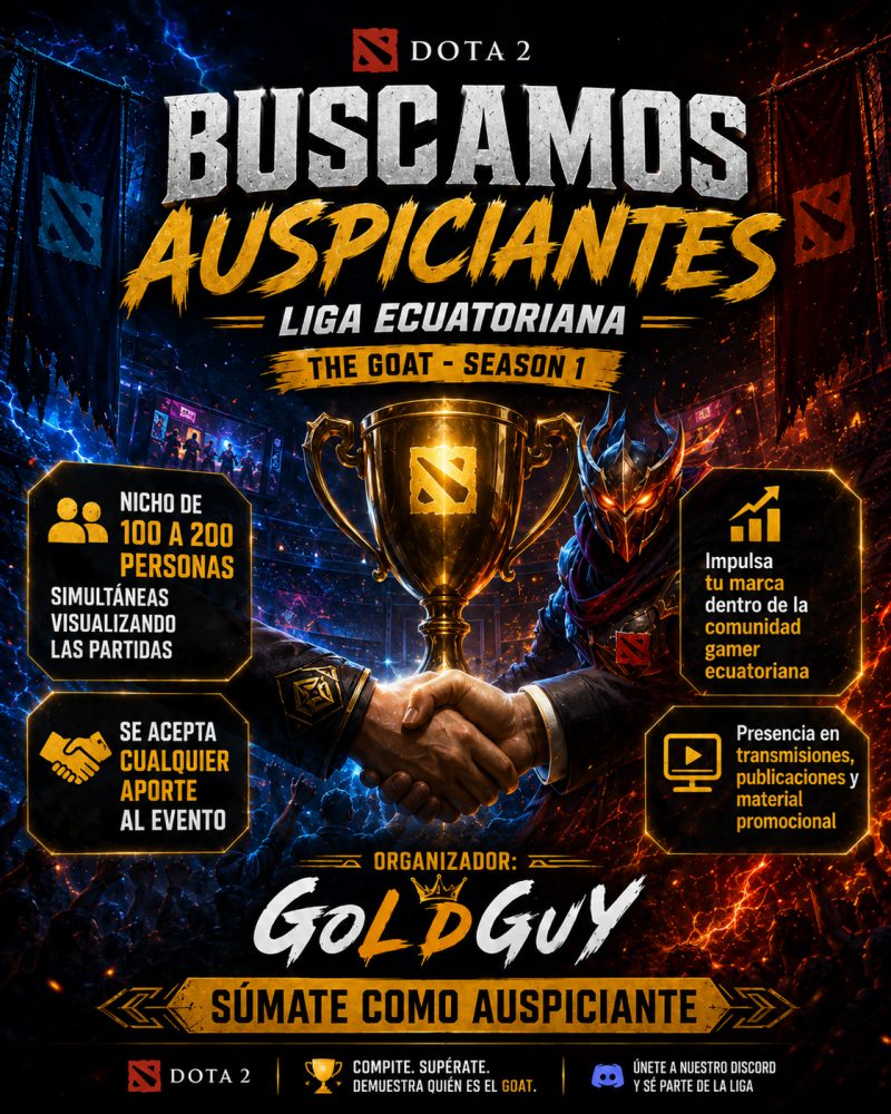 Buscamos auspiciantes The Goat